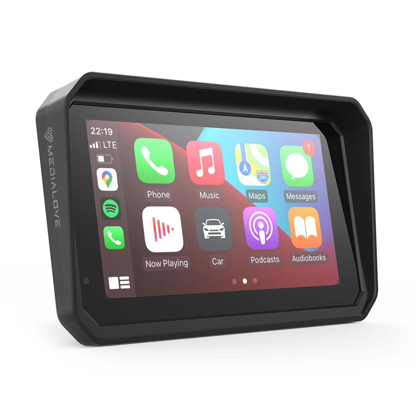 Monitor motocyklowy Medialove MW-6 do BMW Carplay Android Auto + kamery